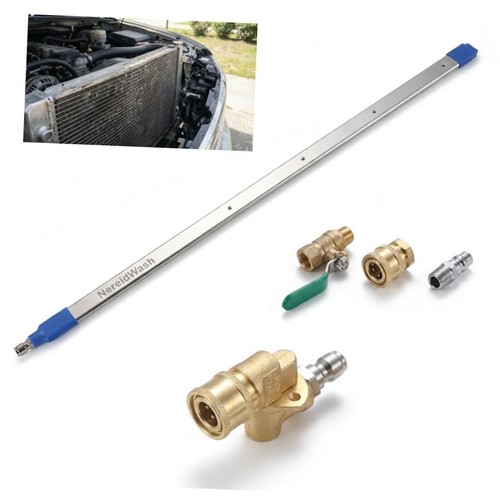 Car radiator cleaning wand - radiator,