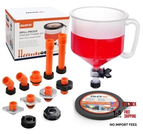 Spill coolant funnel kit - funnel,